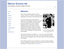 Tablet Screenshot of mennosimons.net